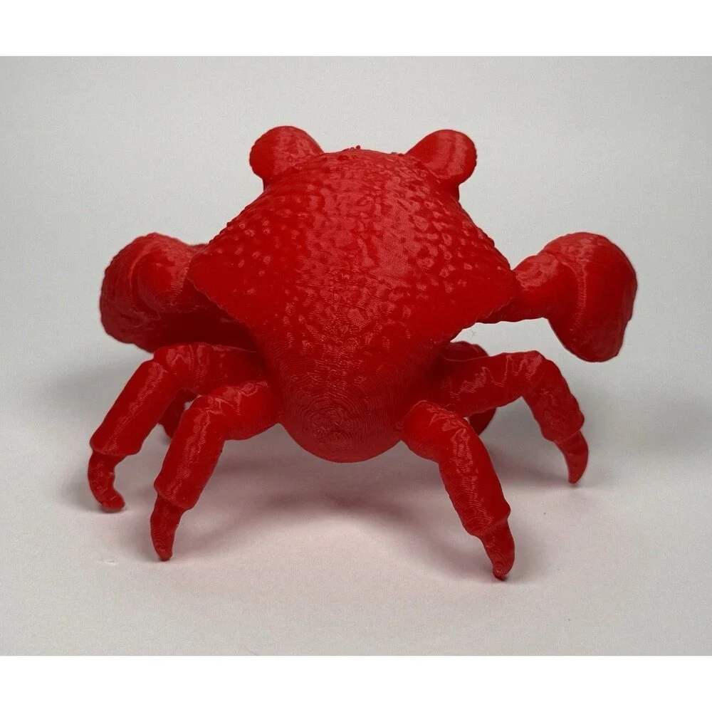 Attack Of The Crab Monsters Red Plastic Toy